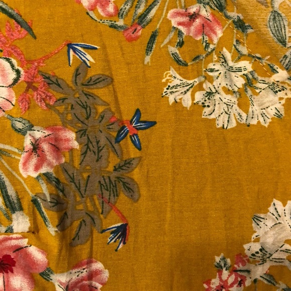 Floral Ruffle Sleeve Mini Dress - Picture 3 of 7